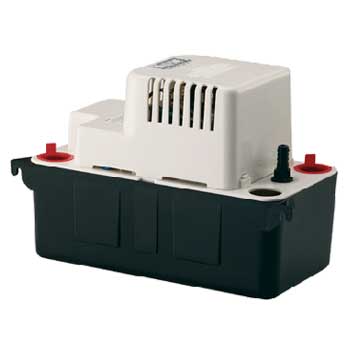 Little Giant VCMA-20ULS 80 GPH - Automatic Condensate Removal Pump w/ safety switch, 6 ft Power Cord (554425)